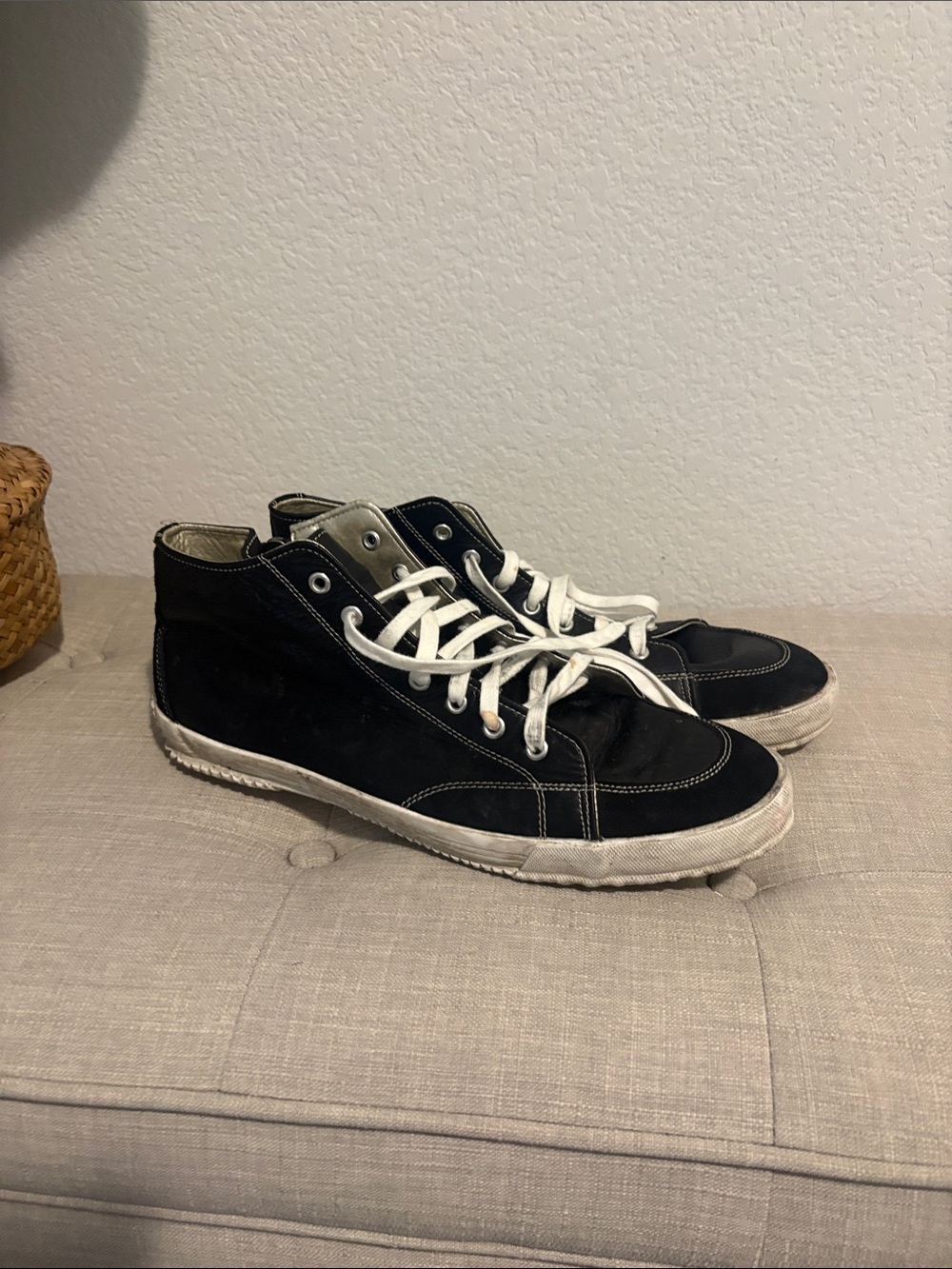 Made in Japan Spingle Move SPM-356 Mid cut leather sneakers LL men’s 9.5